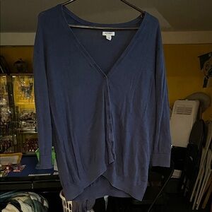 XL Deep Blue Cardigan